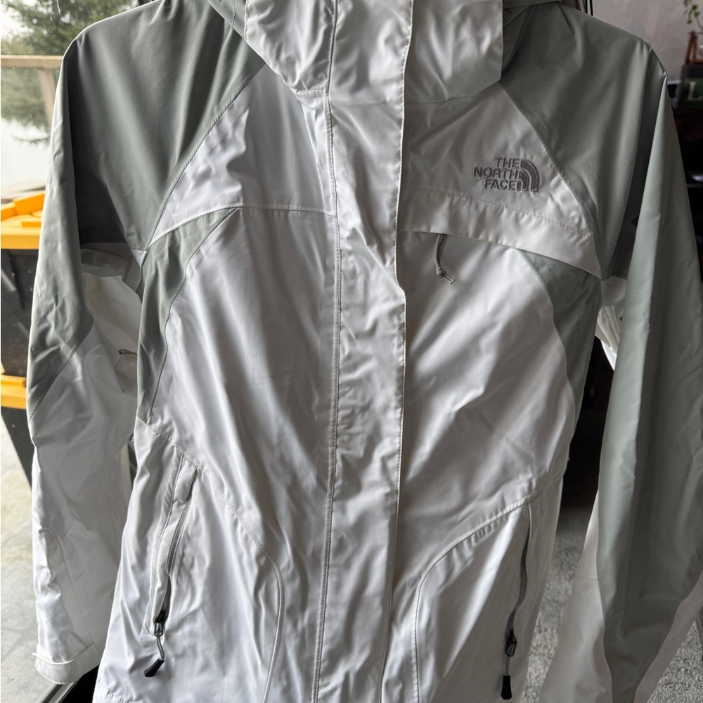 The North Face Women's White and Gray Jacket